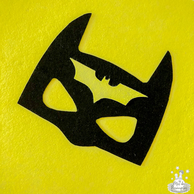Crea tu máscara de Batman - mispequeaventuras